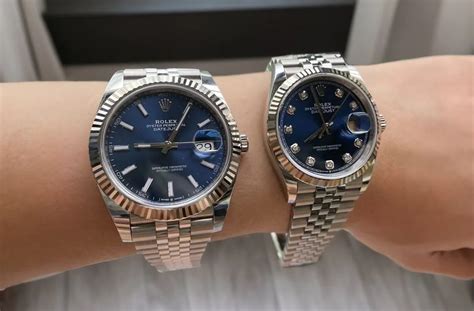 rolex bleu ciel|rolex blue watch sizes.